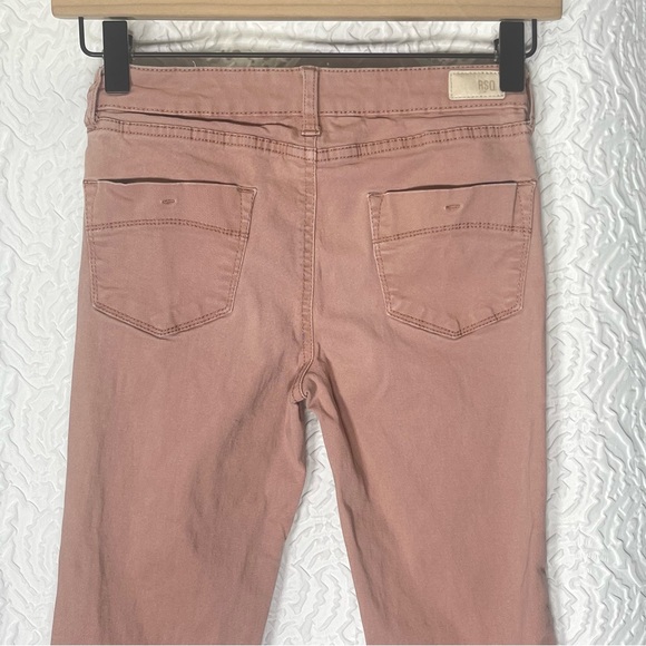 RSQ JEANS Ibiza Skinny Pink Ripped Skinny Jeans - Girls Size 12 - Picture 2 of 8